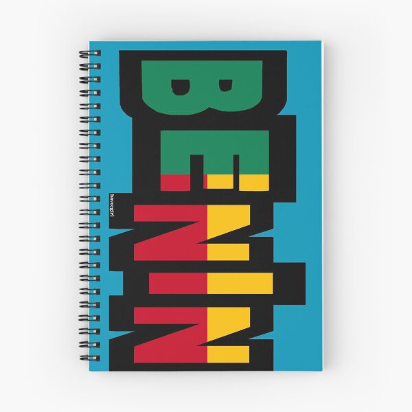Item preview, Benin Font with Beninese Flag designed and sold by Havocgirl.