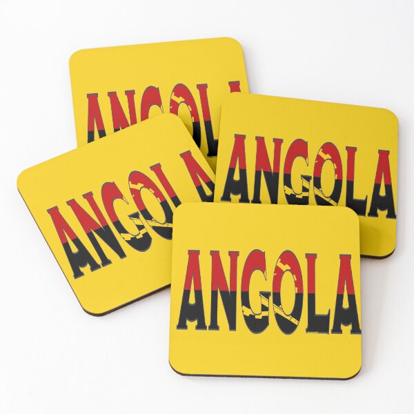 Item preview, Angola Font with Angolan Flag designed and sold by Havocgirl.
