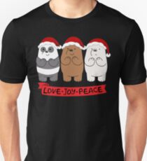 We Bare Bears Love Slim Fit T-Shirt