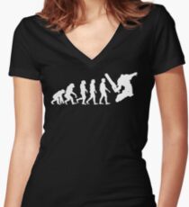 Evolution - Warhammer 40k Women's Fitted V-Neck T-Shirt