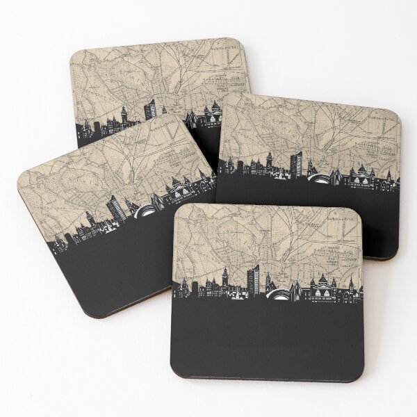 Item preview, leipzig skyline designed and sold by BekimART.