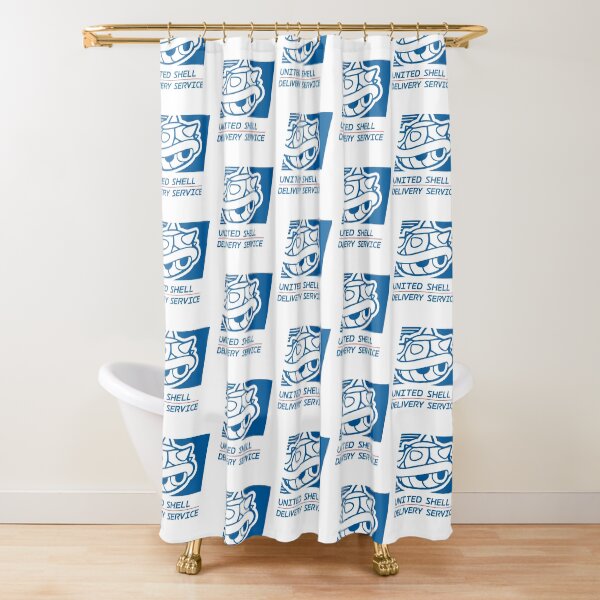 United Shell Delivery Service Shower Curtain