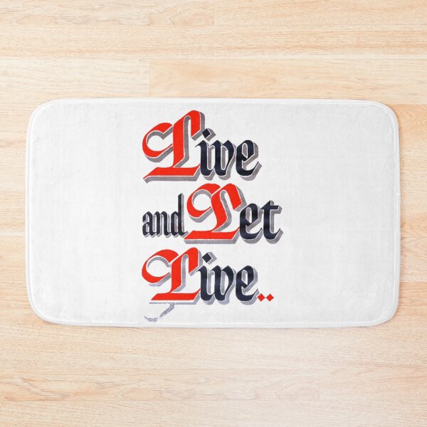 Item preview, Live And Let Live - AA Slogan  designed and sold by SoberTeeCo.