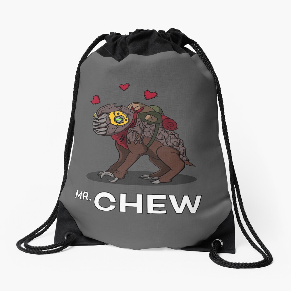 Mr, Chew Drawstring Bag