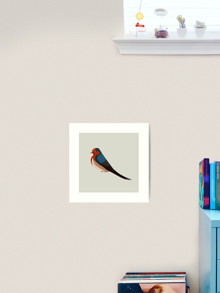 Thumbnail 2 of 3, Art Print, Swallow designed and sold by reimenayee.