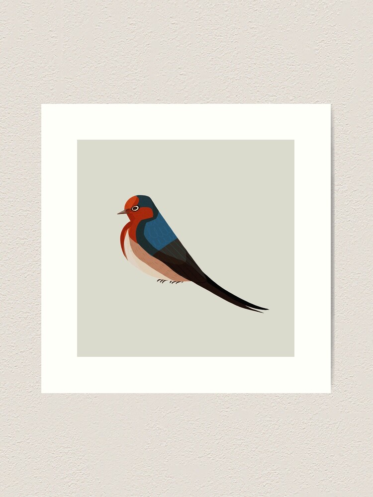 Thumbnail 1 of 3, Art Print, Swallow designed and sold by reimenayee.