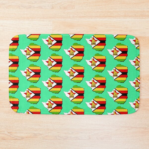 Item preview, Zimbabwe Map With Zimbabwean Flag designed and sold by Havocgirl.