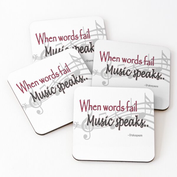 Item preview, When Words Fail...Music Speaks. It speaks to the soul. designed and sold by Crobin1961.