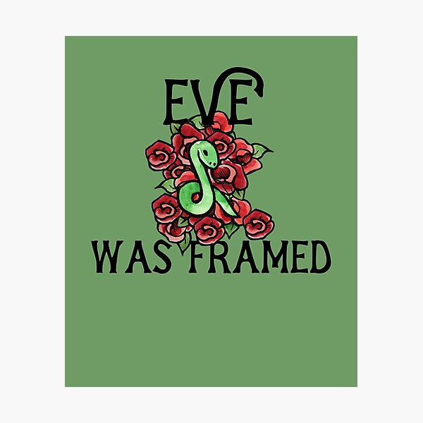 Item preview, Eve was framed designed and sold by FrictionMaxxing.