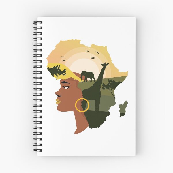 Item preview, Africa with elephant and giraffe. designed and sold by emphatic.