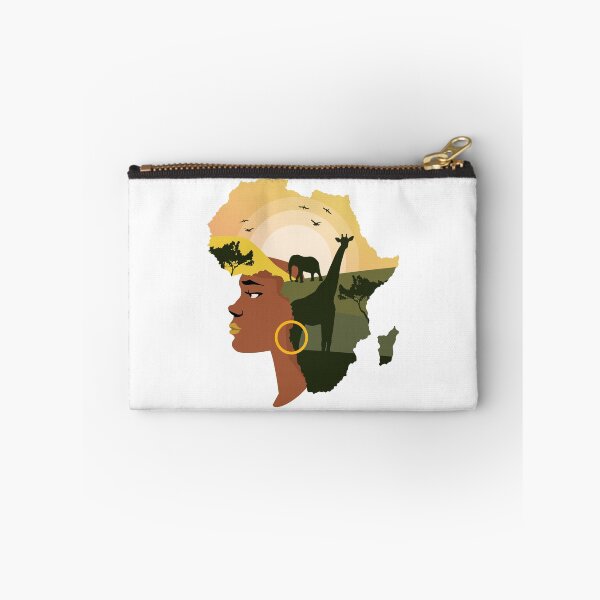 Item preview, Africa with elephant and giraffe. designed and sold by emphatic.