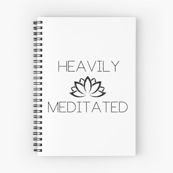 Item preview, Heavily Meditated - Mindfulness  designed and sold by SoberTeeCo.