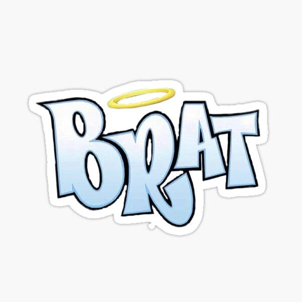 Blue Brat Logo Sticker