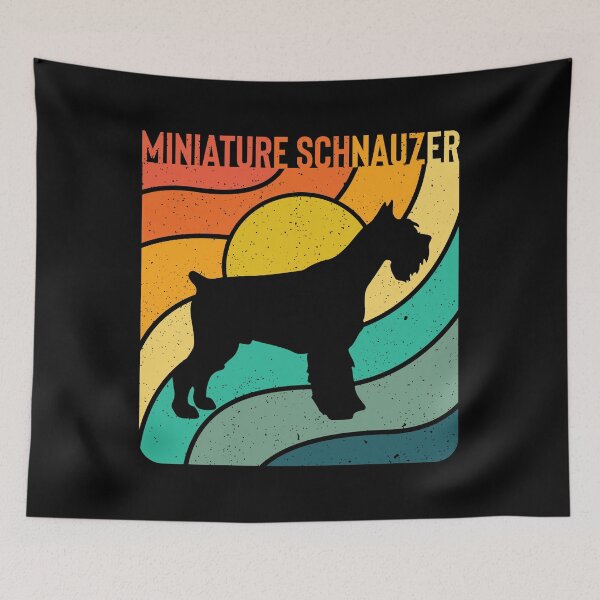 Artikelvorschau, Miniature Schnauzer Dog Vintage Gift Pet Lover entworfen und verkauft von rafaeltto.