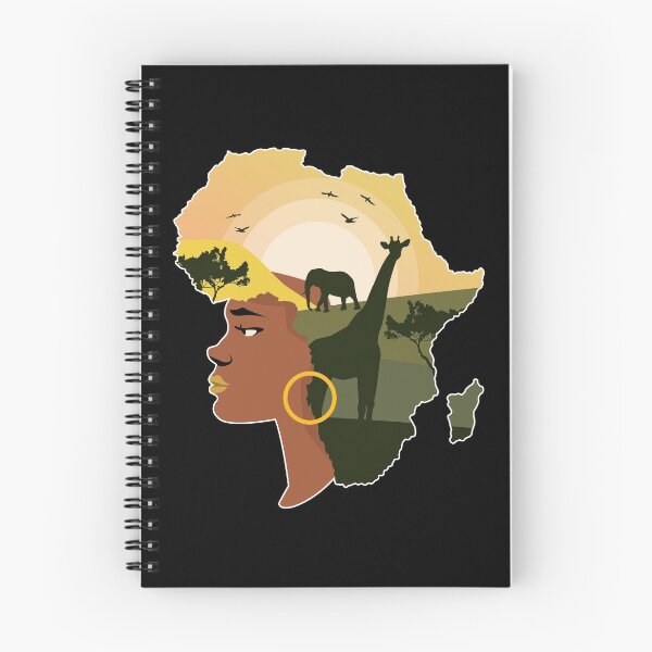 Item preview, Africa with elephant and giraffe. designed and sold by emphatic.