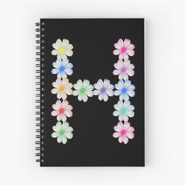 Item preview, Letter H from flowers, floral, cosmee flowers designed and sold by rhnaturestyles.