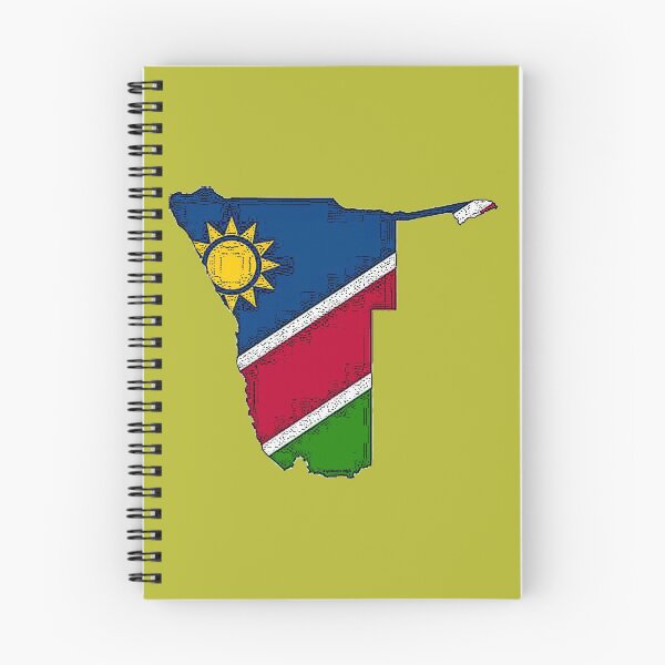 Item preview, Namibia Map With Namibian Flag designed and sold by Havocgirl.