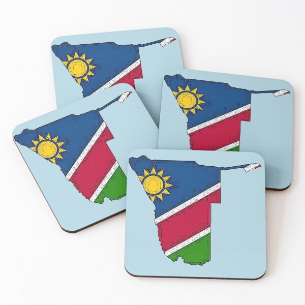 Item preview, Namibia Map With Namibian Flag designed and sold by Havocgirl.