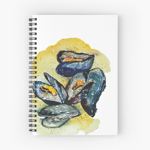 Item preview, Mussels watercolor designed and sold by Kuhtina.