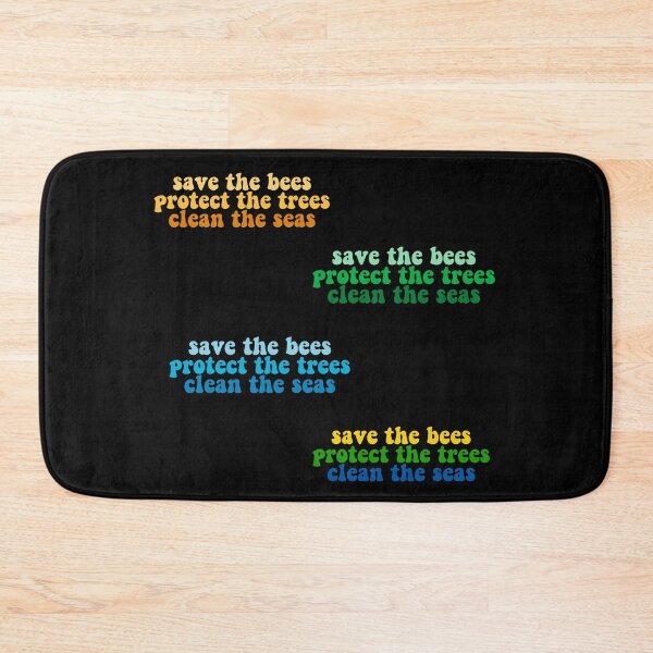 Item preview, save the bees protect the trees clean the seas designed and sold by House Sparrow.