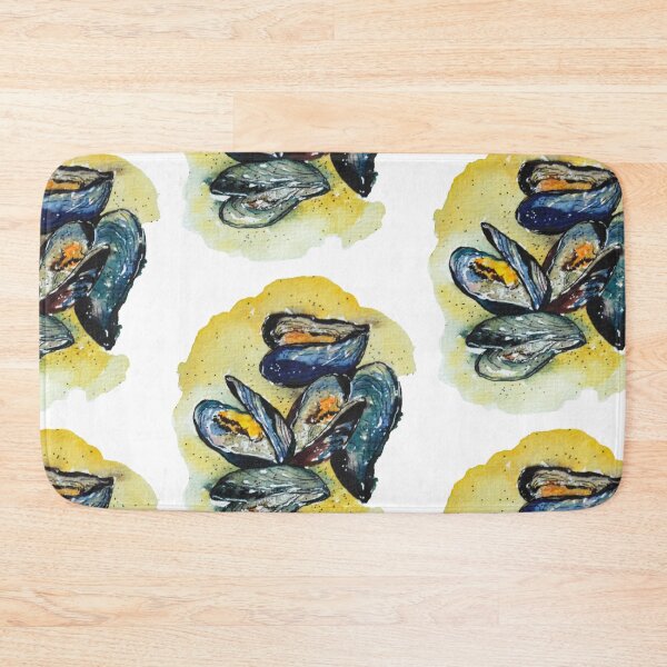 Item preview, Mussels watercolor designed and sold by Kuhtina.