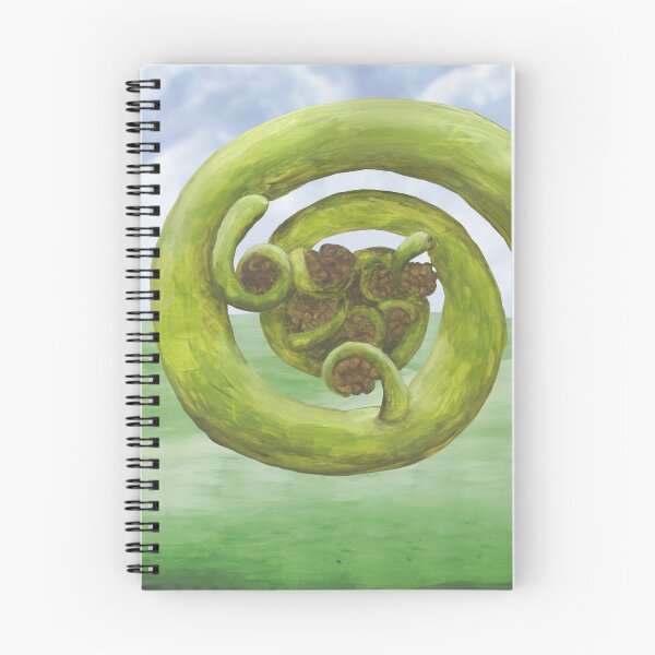 Artikelvorschau, Neuseeland Fern Koru Spirale entworfen und verkauft von The Stag's Head Studio.