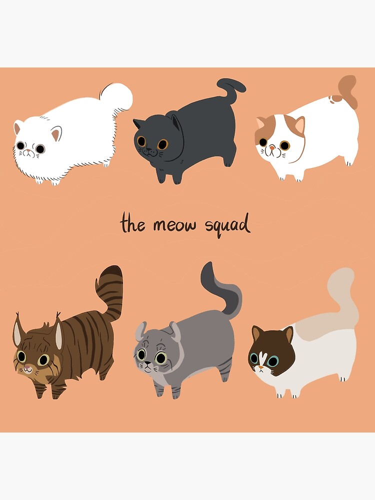 Thumbnail 3 of 3, Poster, The Meow Squad designed and sold by reimenayee.