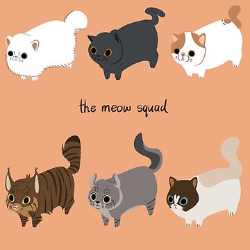Artwork thumbnail, The Meow Squad by reimenayee