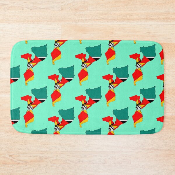 Item preview, Mozambique Map With Mozambican Flag designed and sold by Havocgirl.