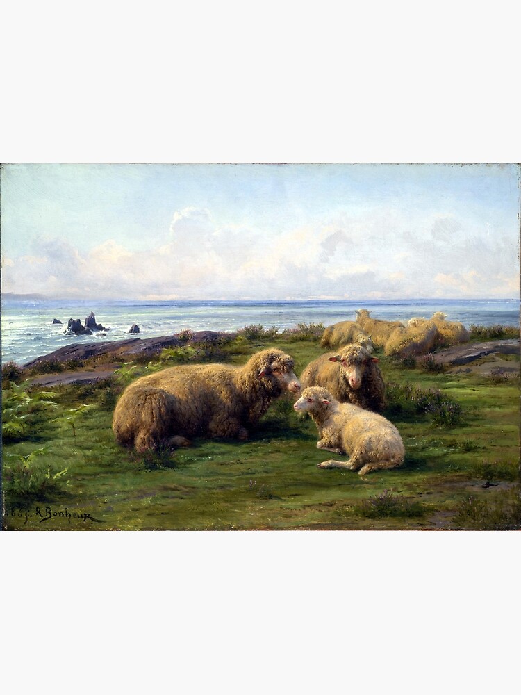 Poster « Rosa Bonheur Moutons au bord de la mer », par pdgraphics Redbubble