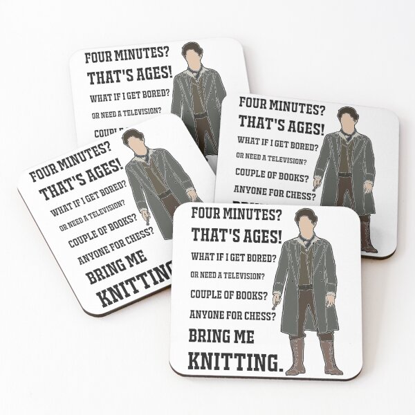 Item preview, The 8th Doctor: "Four minutes? That's ages!" designed and sold by sci-fi-nerd.