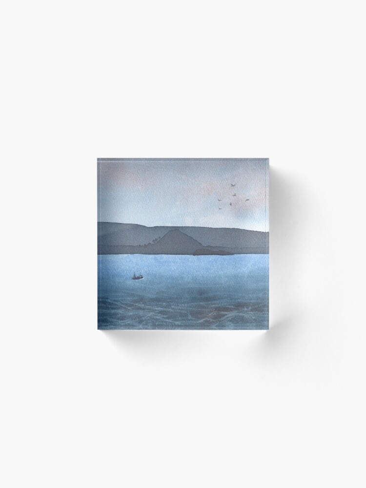 Alternate view of Berwick Law and Craig Leith, November 2018 Acrylic Block