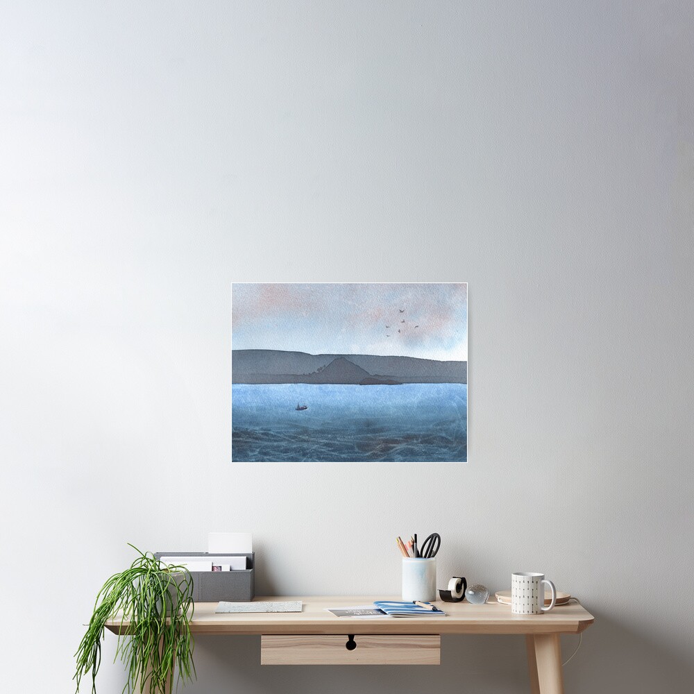 Berwick Law and Craig Leith, November 2018 Poster