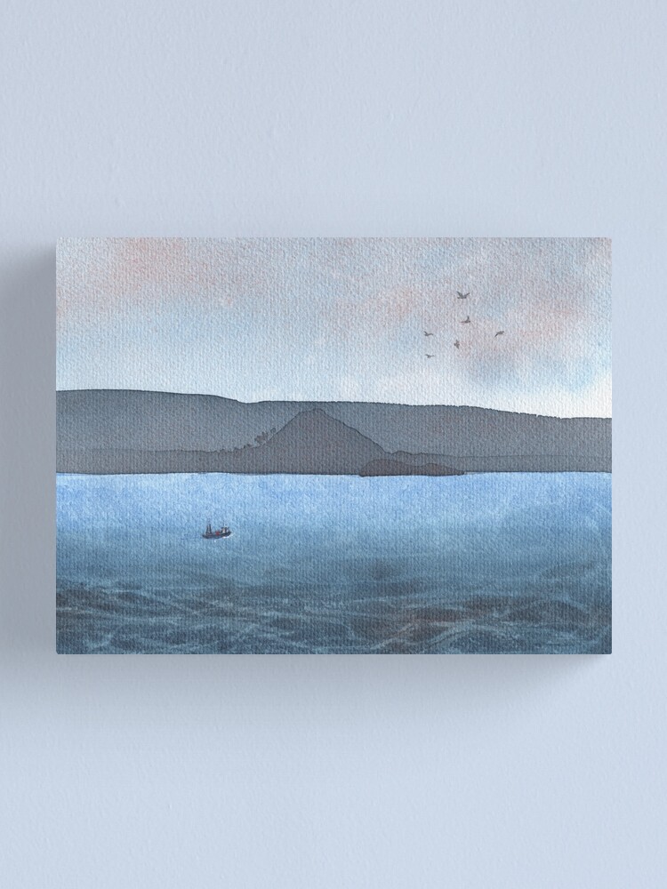 Alternate view of Berwick Law and Craig Leith, November 2018 Canvas Print