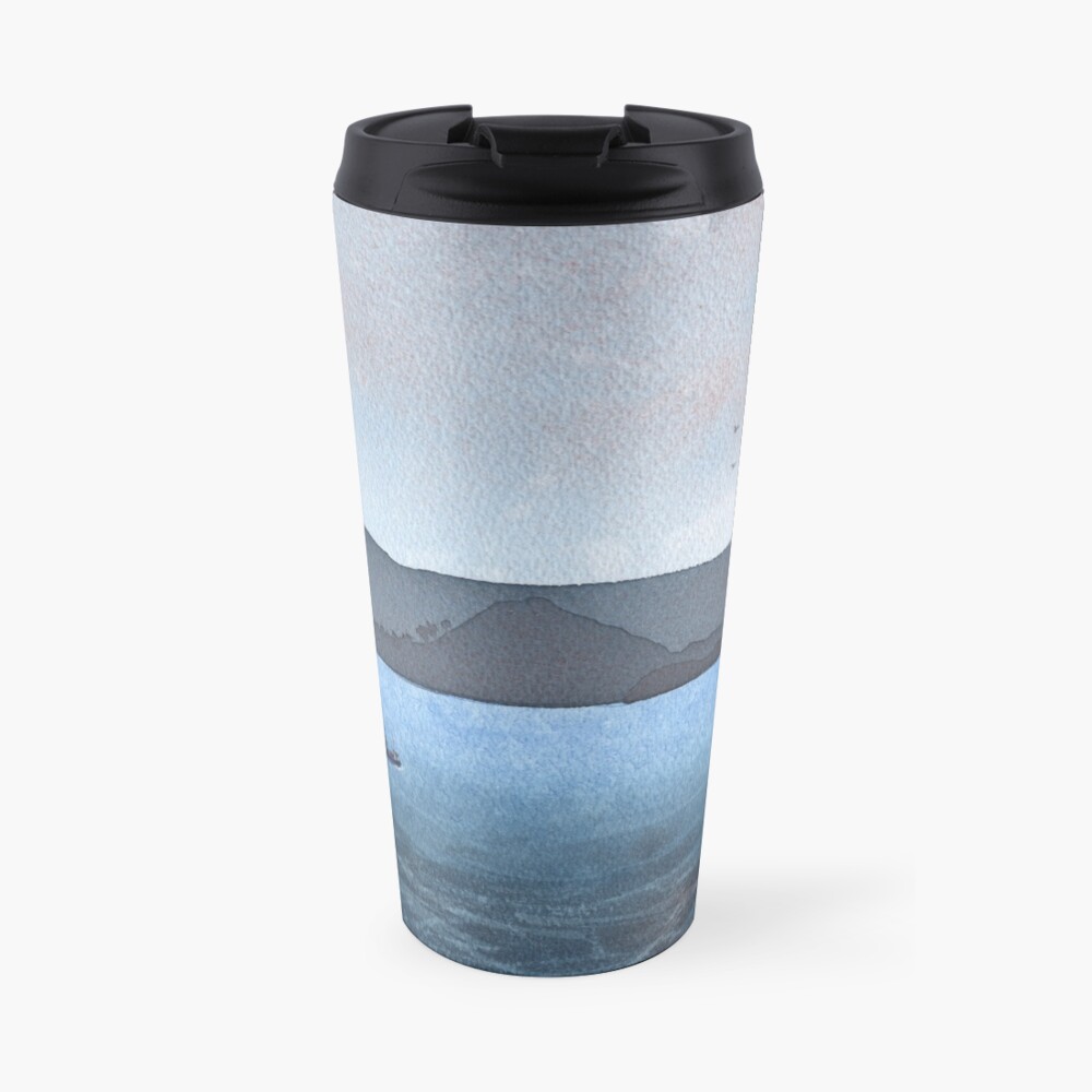 Berwick Law and Craig Leith, November 2018 Travel Mug