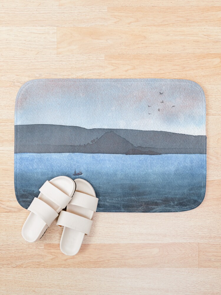 Alternate view of Berwick Law and Craig Leith, November 2018 Bath Mat