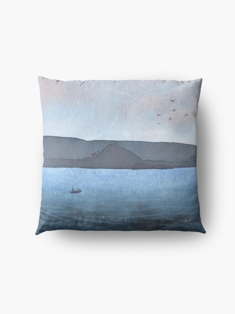 Alternate view of Berwick Law and Craig Leith, November 2018 Floor Pillow