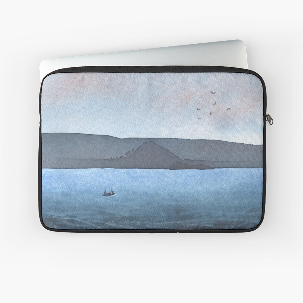Berwick Law and Craig Leith, November 2018 Laptop Sleeve