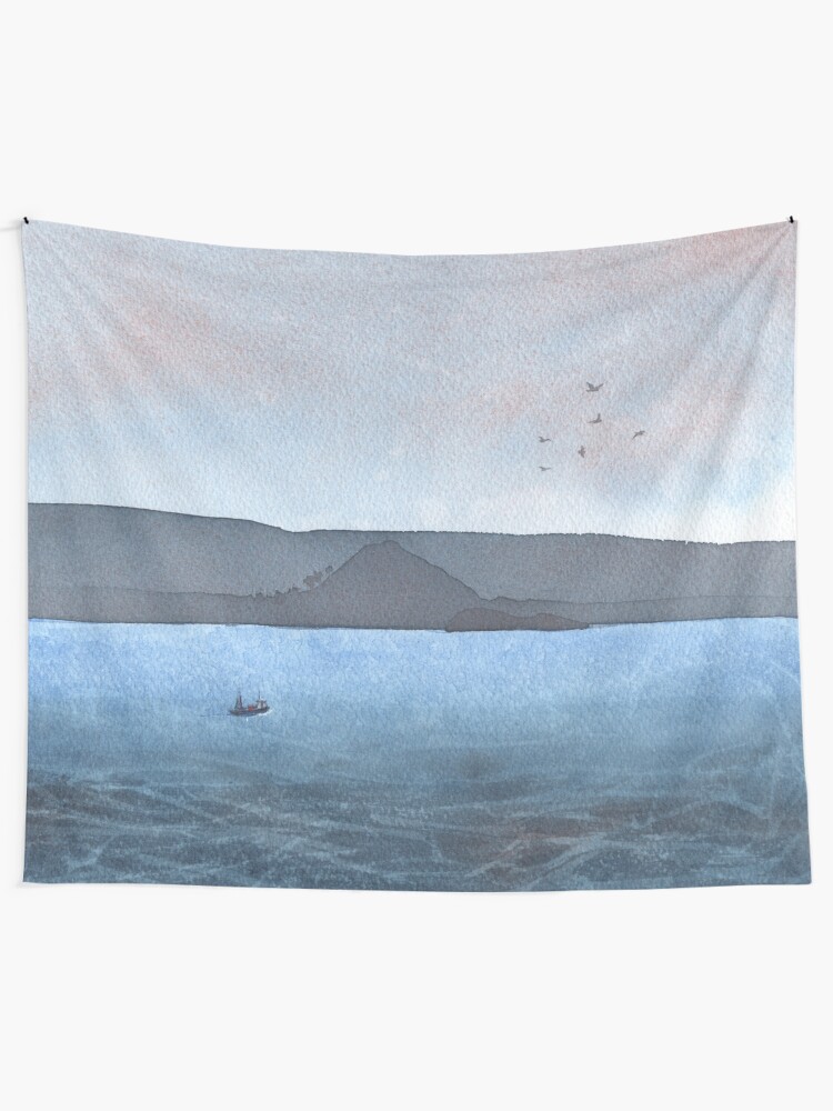 Alternate view of Berwick Law and Craig Leith, November 2018 Tapestry