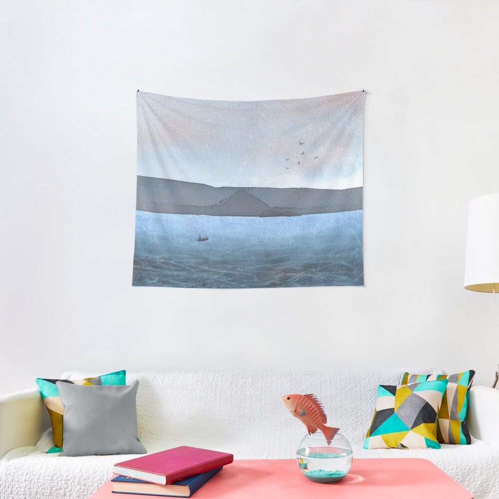 Berwick Law and Craig Leith, November 2018 Tapestry