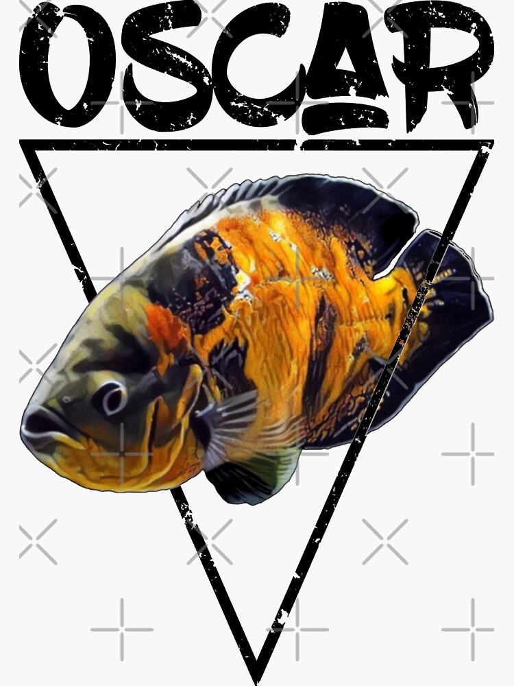 Monster Fish Keeper Oscar Fish Sticker for Sale by JRRTs
