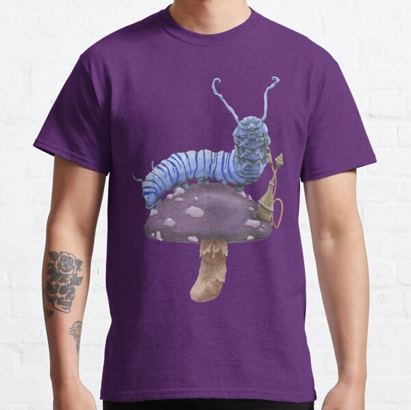 Who Are You? The Wonderland Caterpillar on Mushroom Classic T-Shirt