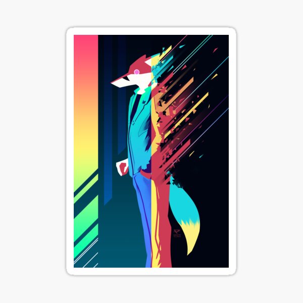 Foxtrot Suit Sticker