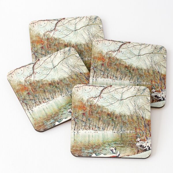 Item preview, Snowy Forest Stream designed and sold by Stew  Bradley.
