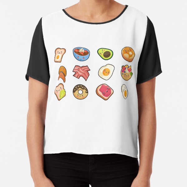 Kawaii food Chiffon Top