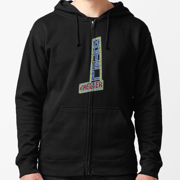 Hotel Chelsea Legends Typography Zipped Hoodie
