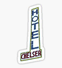 Hotel Chelsea Legends Typography Sticker