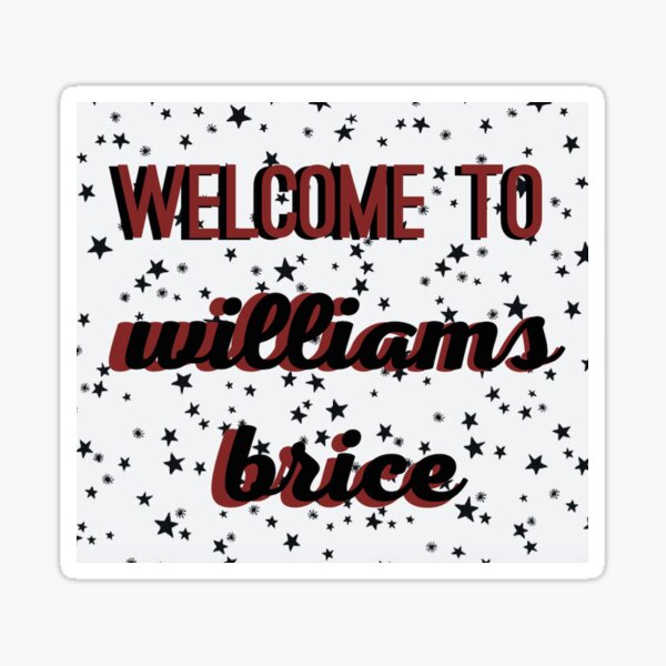 to Williams Brice" Sticker by ambershue Redbubble