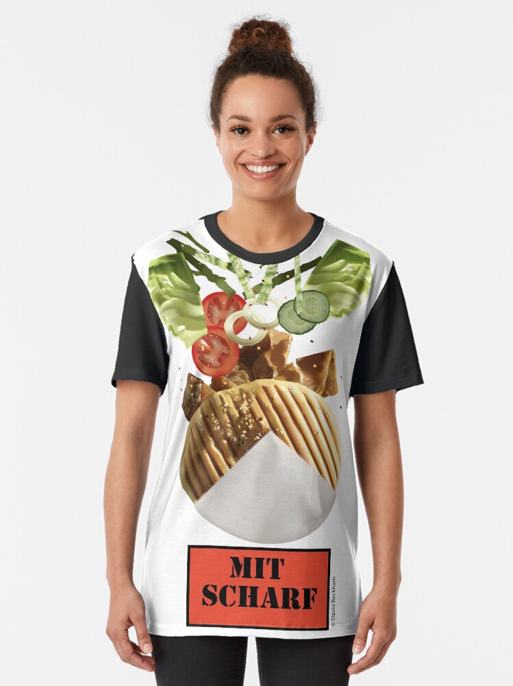 Alternate view of Döner Mit Scharf Graphic T-Shirt