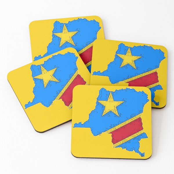 Item preview, Democratic Republic of the Congo Zaire Map With Flag designed and sold by Havocgirl.